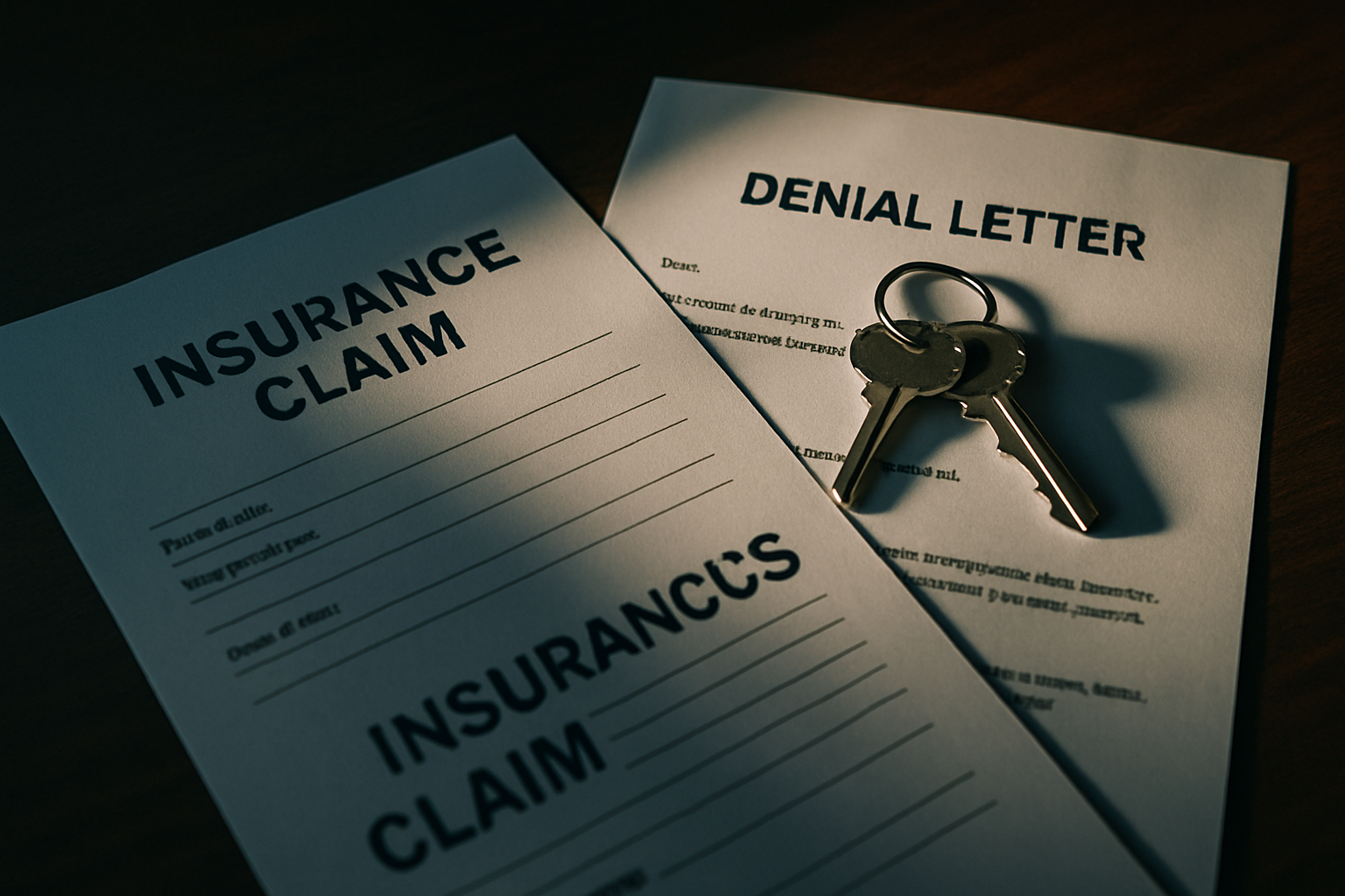 Insurance claim denial documents — Phase III Construction claim advocacy Michigan