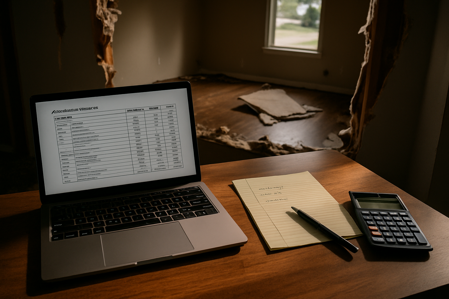 Reviewing Xactimate insurance estimate — Phase III Construction Michigan