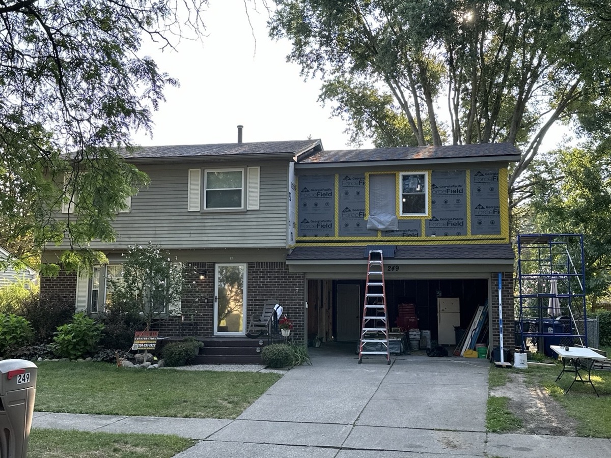 Phase III Construction - restoration work