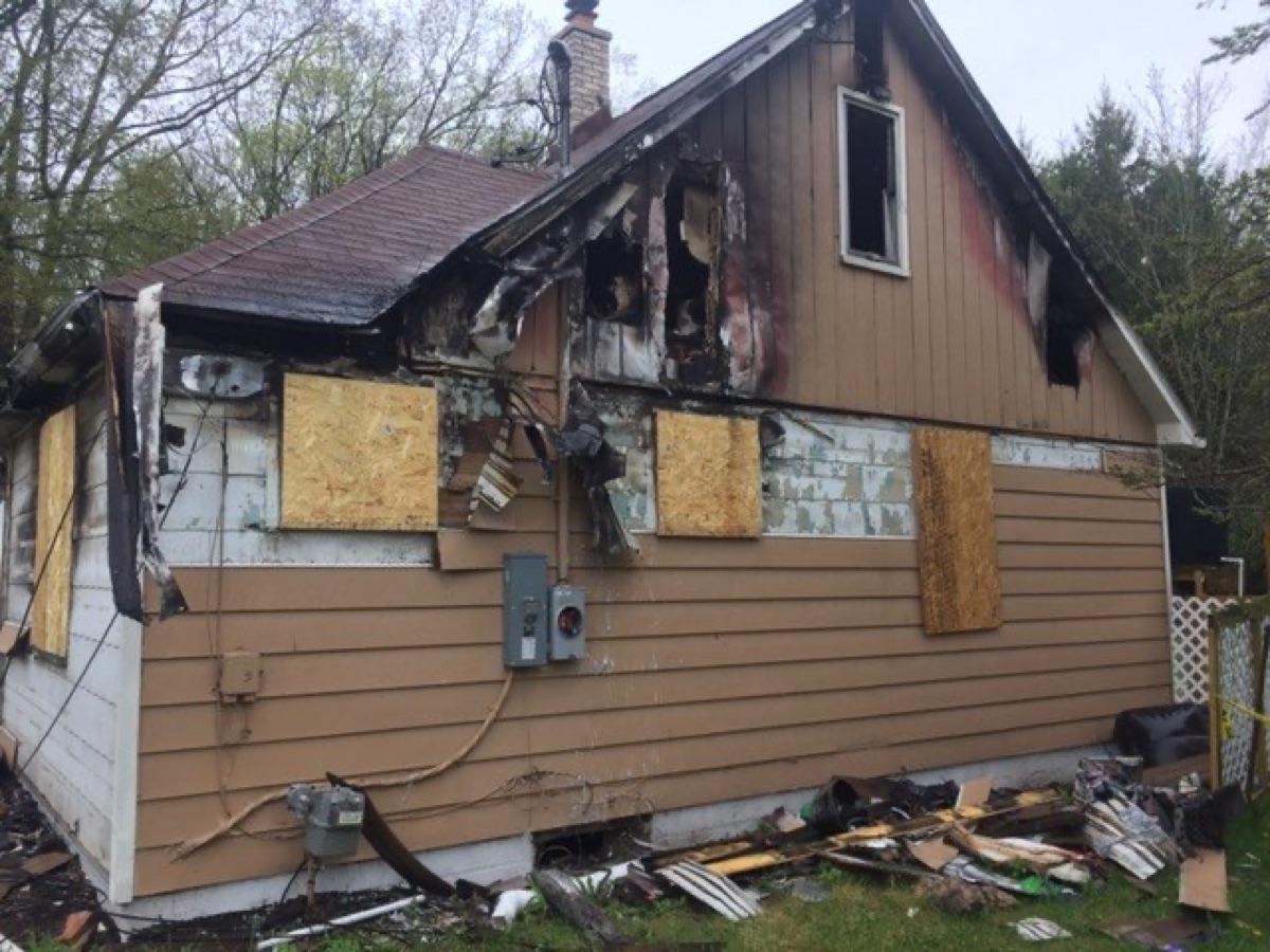 Phase III Construction - fire damage assessment